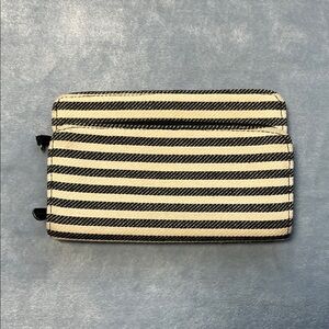 Thirty-one Striped Black and Cream Wallet